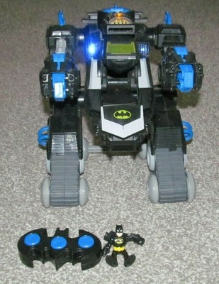 imaginext remote control transforming bat bot